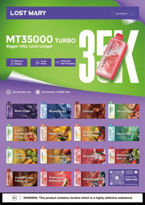 Lost Mary MT 35000 puffs vape